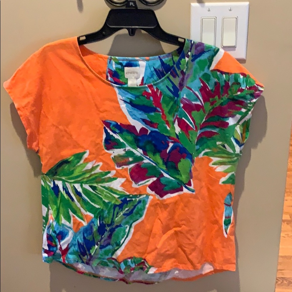 Chico’s cap sleeve T-shirt
